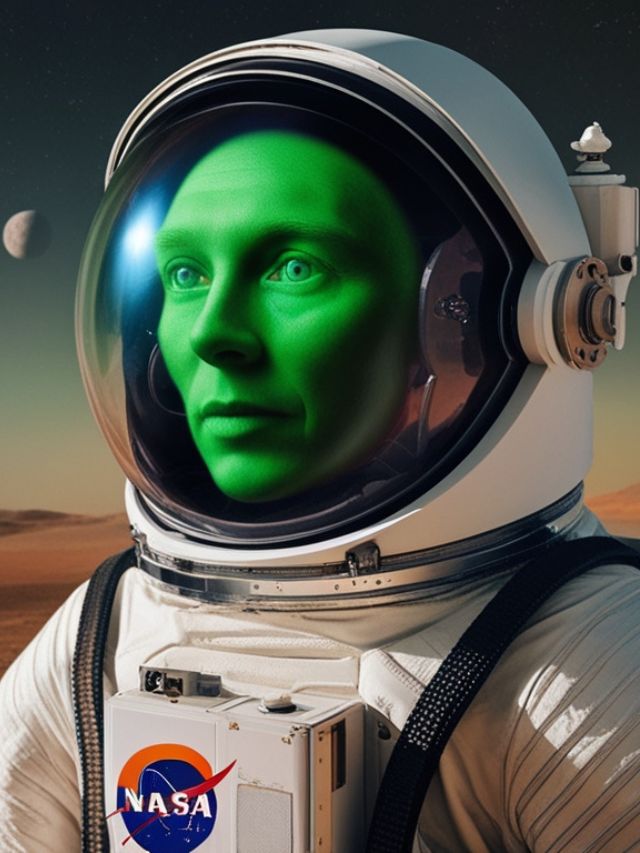 go to Mars, people will become green, lose their eyesight!